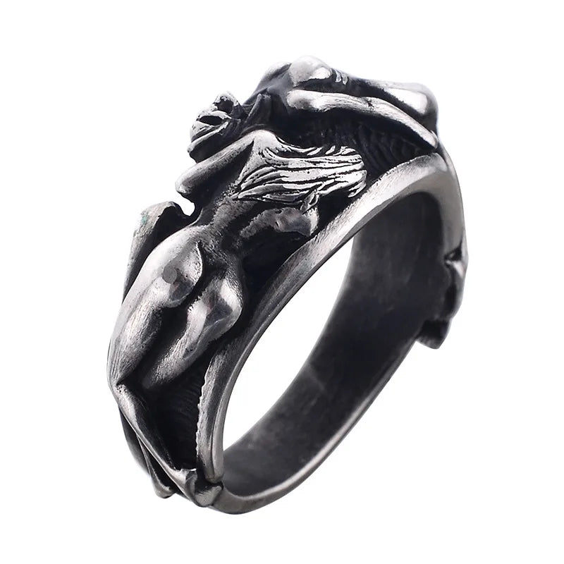 The Celestine Noir Ring