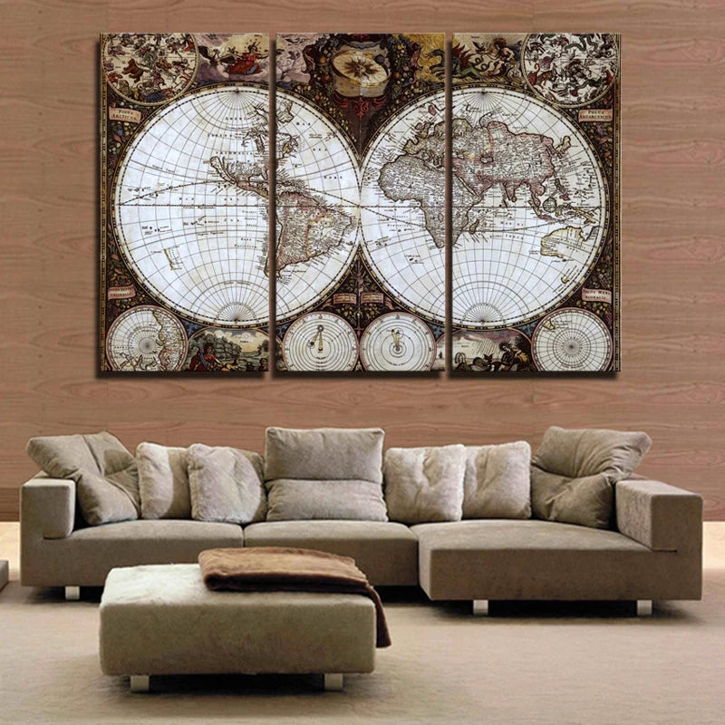 The Valen Cartograph Triptych