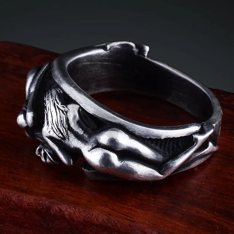 The Celestine Noir Ring