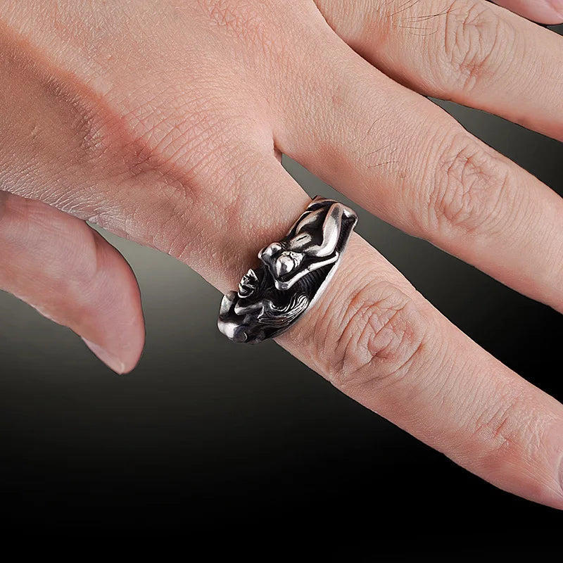 The Celestine Noir Ring