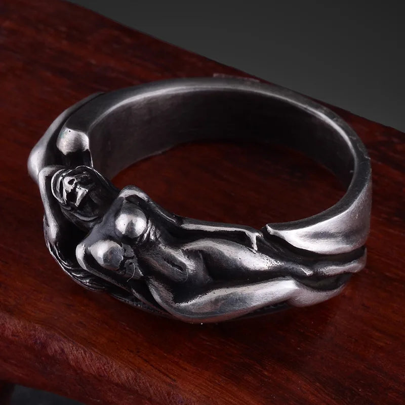 The Celestine Noir Ring