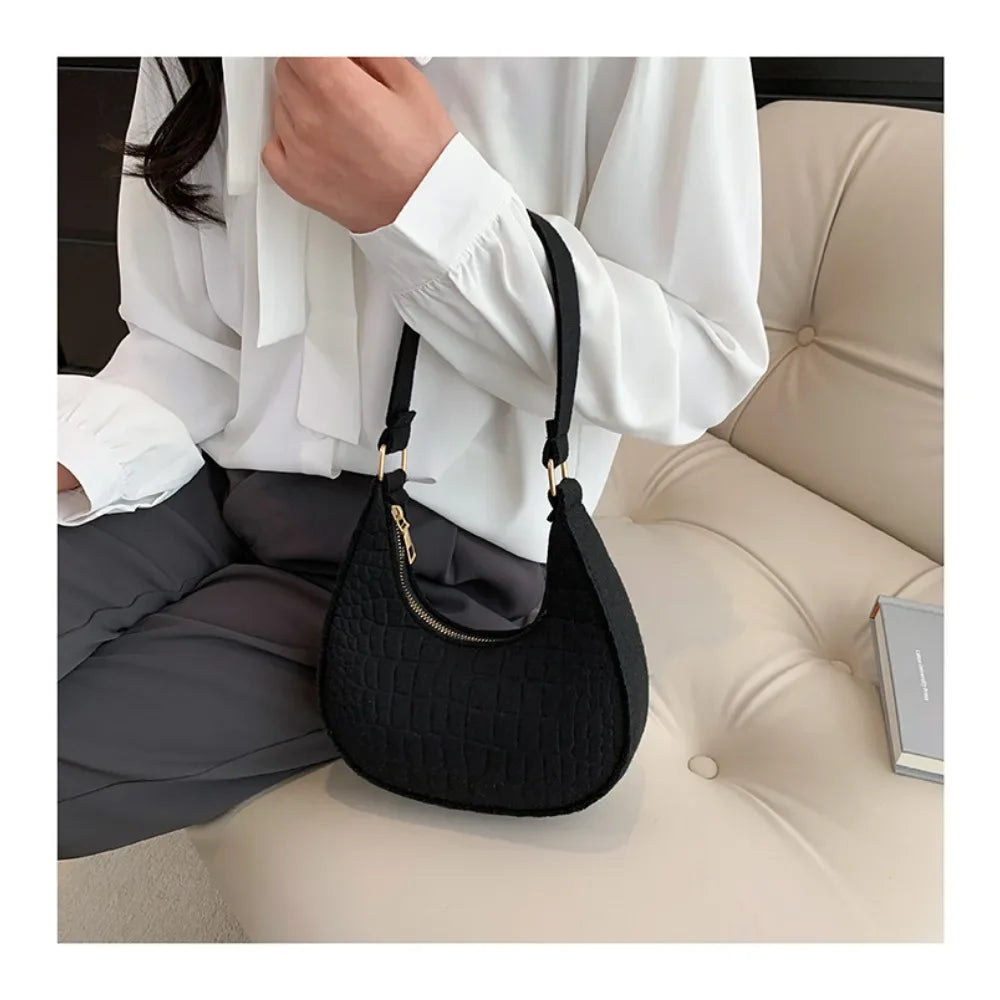 The Black Knit Bag