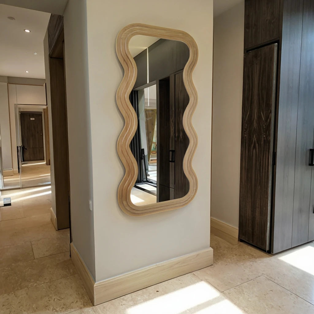 The Aurelia Wave Mirror