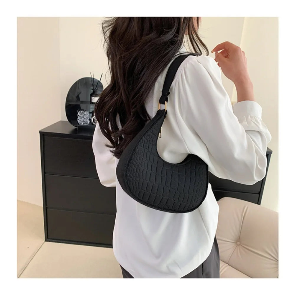 The Black Knit Bag