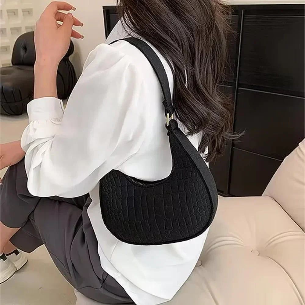 The Black Knit Bag