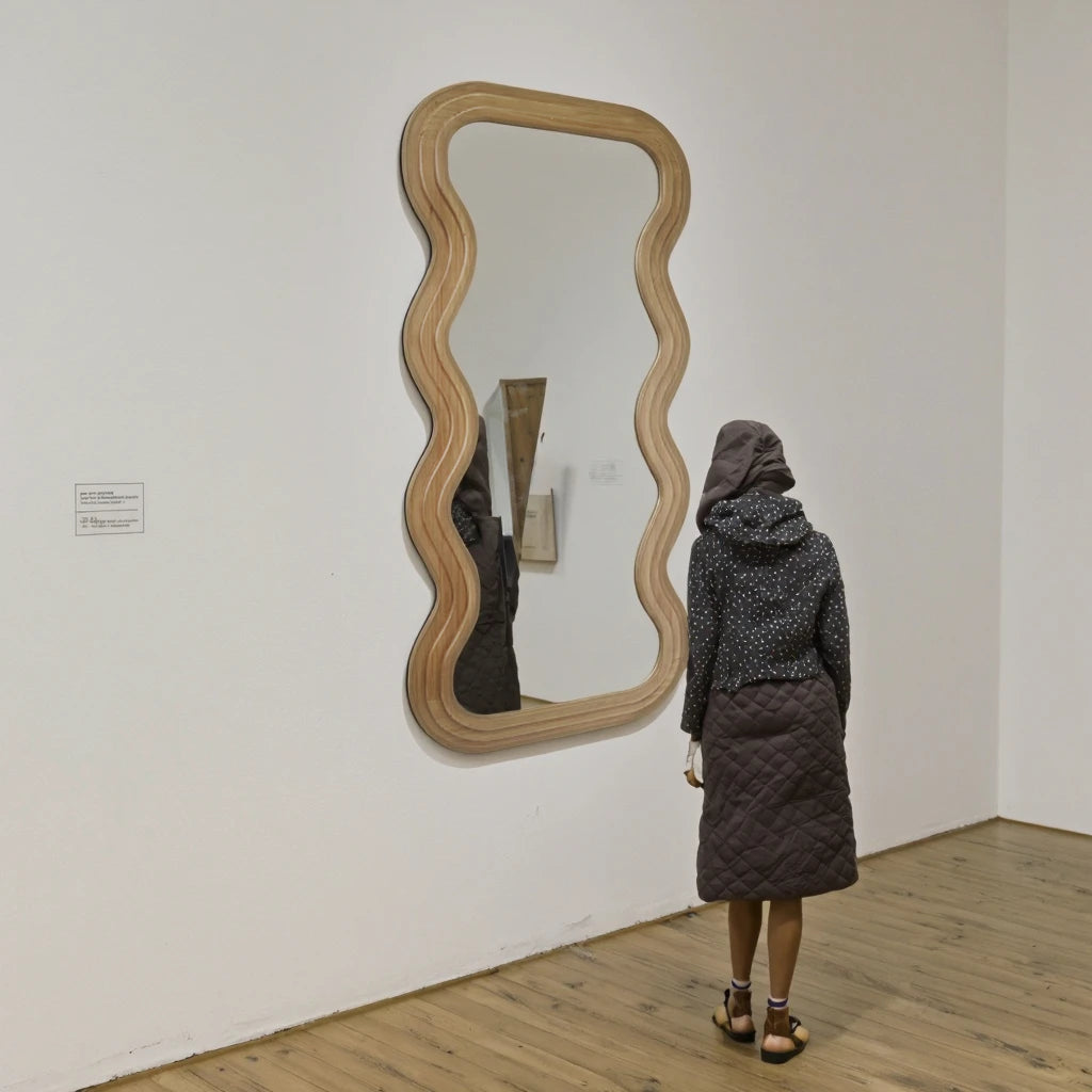 The Aurelia Wave Mirror