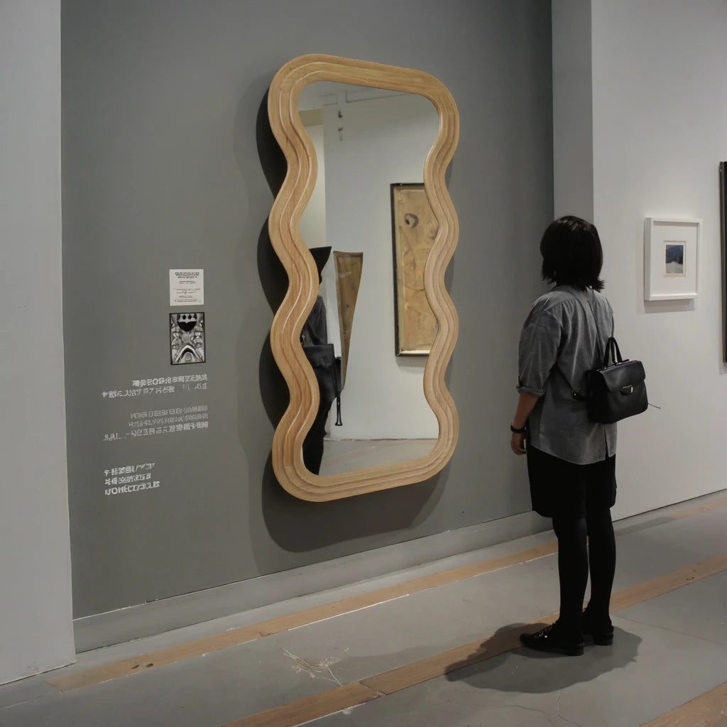 The Aurelia Wave Mirror