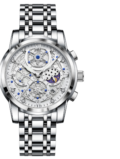 High-grade Waterproof Hollow Out Luxury Large Dial