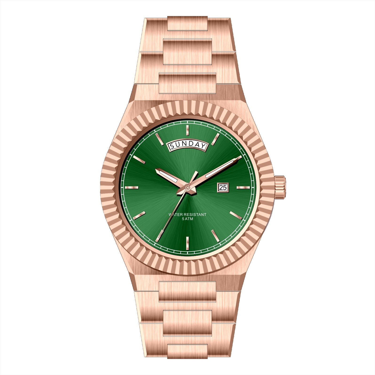 Business Log-Type Quartz Waterproof Steel Strap