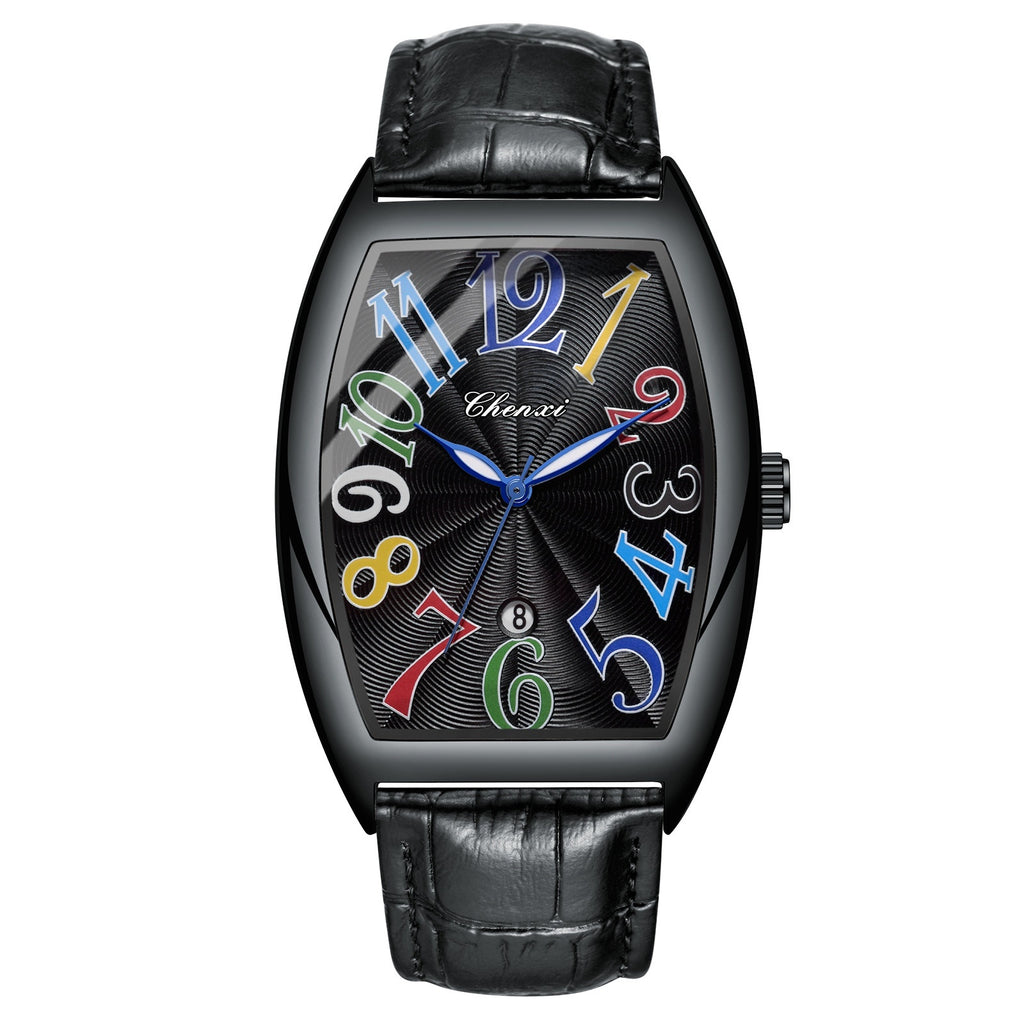 Women's Digital Watch Calendar Casual Leather Belt