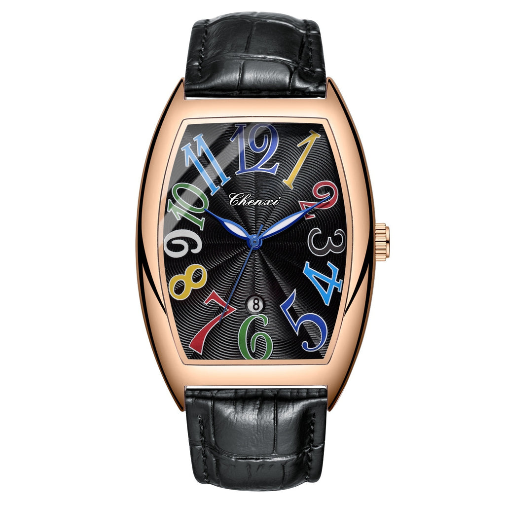 Women's Digital Watch Calendar Casual Leather Belt