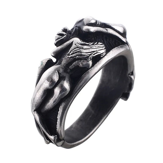The Celestine Noir Ring