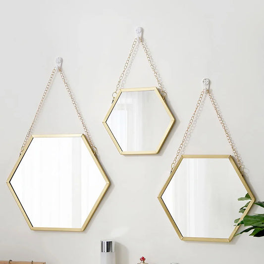The Celestine Hexa Mirrors