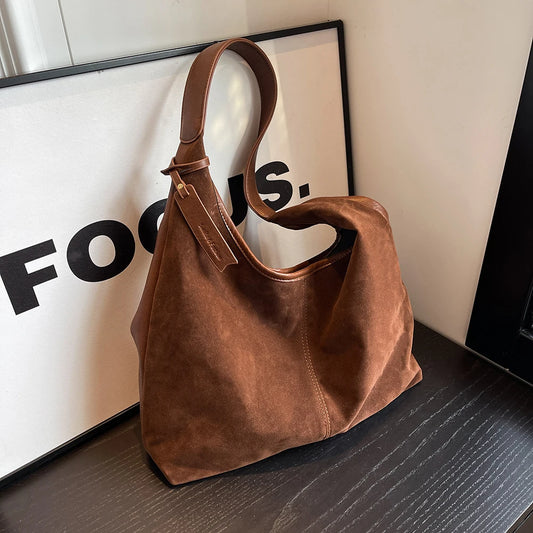 The Suede Tote