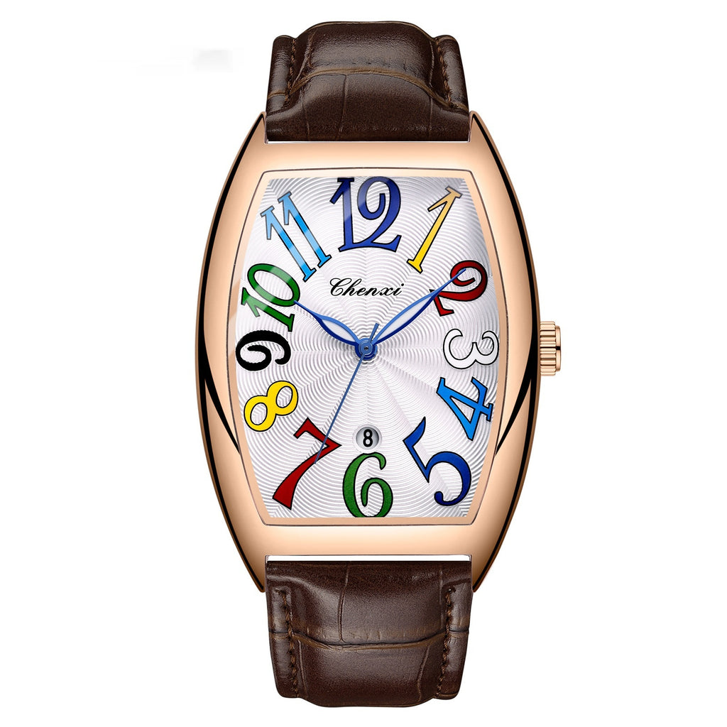 Women's Digital Watch Calendar Casual Leather Belt